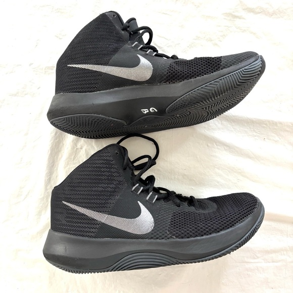 Nike Air Precision ll NBK Black Basketball Sneakers shoes SZ 7 NWOT main image 12
